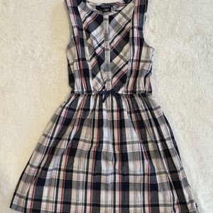 Girls Nautica Plaid Dress